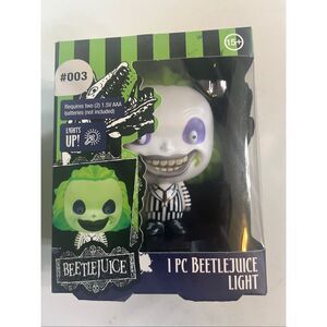 Paladone Beetlejuice Icons Vinyl Horror Series 1 Light No 003 Black White NWOT